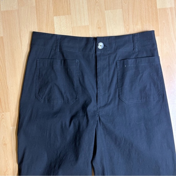 Anthropologie Maeve Colette Magic Fabric Crop Wide Leg Pant in Black 34 - Picture 7 of 15
